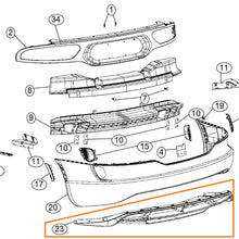 Load image into Gallery viewer, 2013-2017 Gen V Viper Carbon Rear Lower Valence