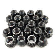 Load image into Gallery viewer, 1992-2017 1/2-20 Forged Titanium Open-Ended Lug Nuts