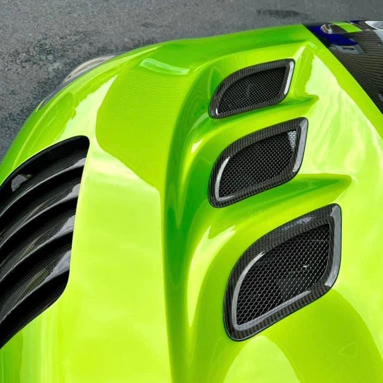 2013-2017 Gen V Viper Carbon Fiber Hood Bezels