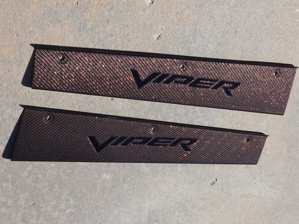 2013-2017 Gen V Viper Carbon Fiber Sill Plates Reflections Custom Weave