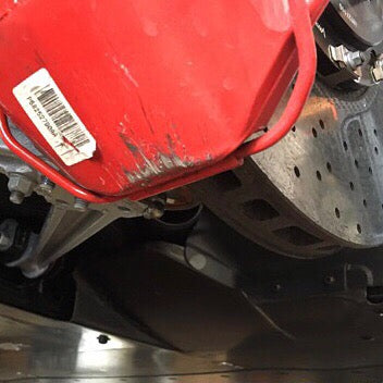 2016-2017 Dodge Viper ACR Carbon Ceramic Brake Front Wheel Debris Deflectors