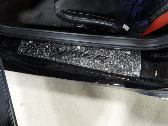 2003-2010 Gen III/IV Viper Carbon Fiber Sill Plates Forged Custom
