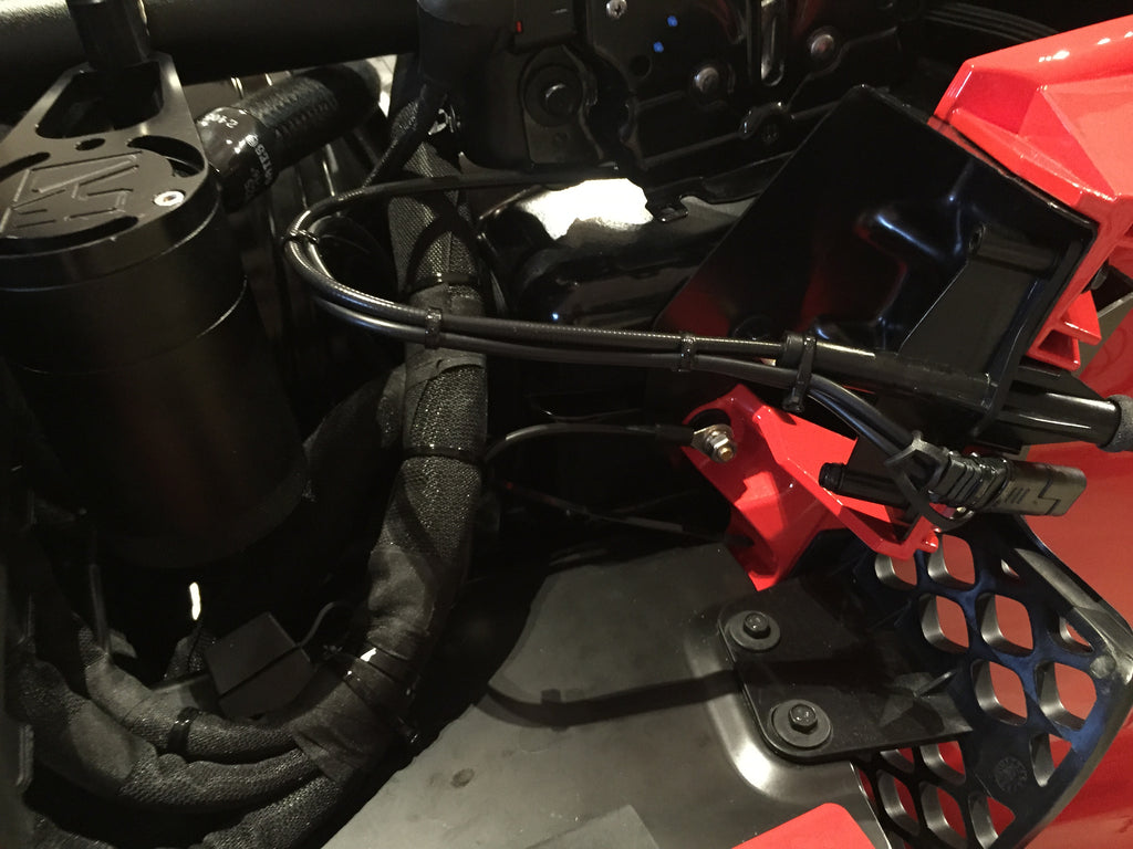 2013-2017 Gen V Viper : Quick Access Battery Charger Connector Mount and Wiring Harness