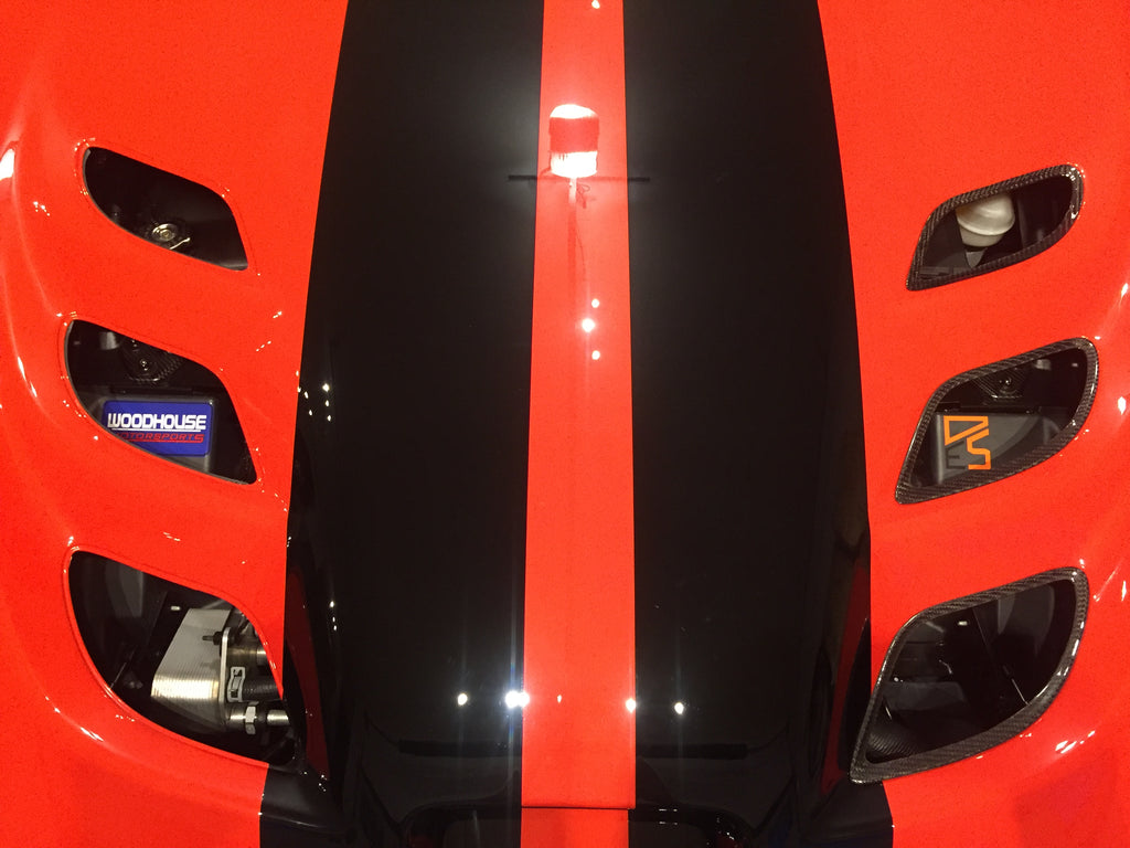 2013-2017 Gen V Viper Carbon Fiber Hood Bezels