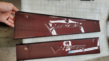 Load image into Gallery viewer, 2003-2010 Gen III/IV Viper Carbon Fiber Sill Plates Reflections Custom Weave